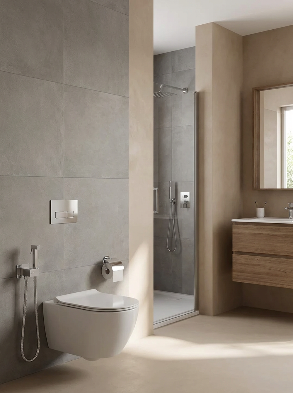 Гигиенический душ STWORKI Карлстад S35151CR со смесителем, С ВНУТРЕННЕЙ ЧАСТЬЮ, хром