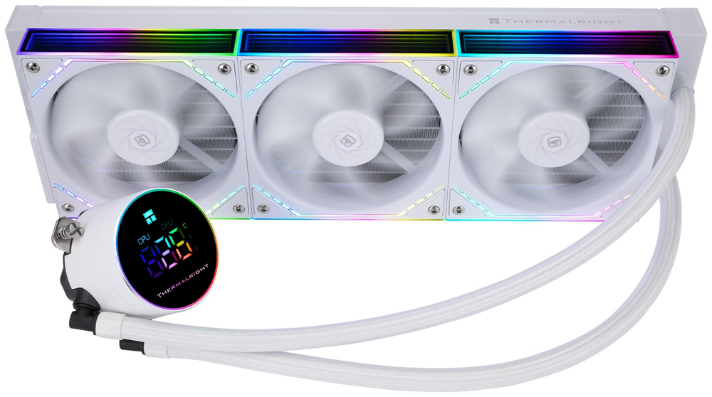 Водоблок Thermalright Frozen Magic 360 Digital ARGB WHITE V2 белый