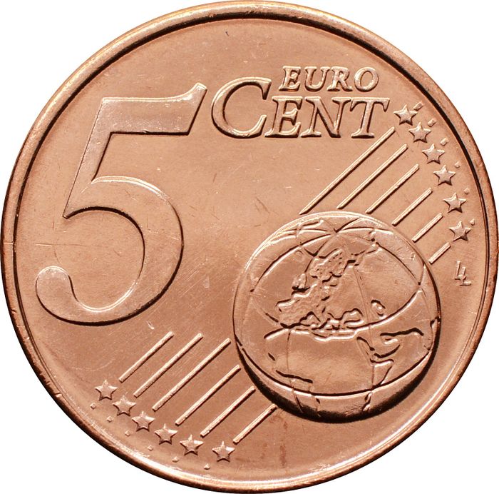 5 евроцентов 2011 Греция (5 euro cent)
