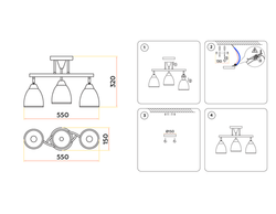 Ambrella Подвесная люстра Traditional TR3112
