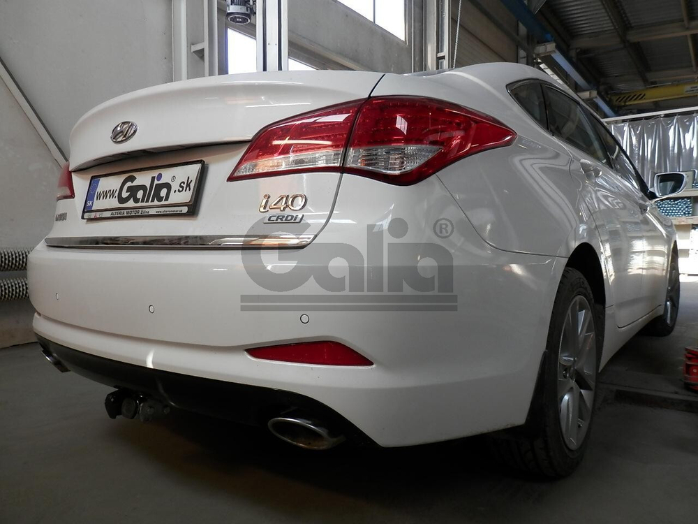 Оцинкованный фаркоп на Hyundai i40 седан/универсал 2012-2019 (без электрики), Galia H085C