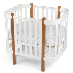 Кроватка-трансформер Happy Baby Mommy Lux, 140 х 70 см, белый