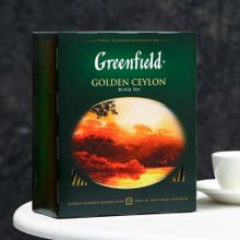 Чай черный Greenfield Golden Ceylon 100 пакетиков 3 шт