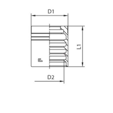 Муфта DN 38 2SN NEW CAST