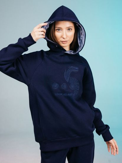 Худи Moore с велюровой отделкой