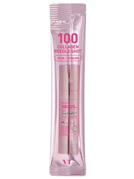 Бустер-сыворотка саше с микроиглами и коллагеном VT Cosmetics Collagen Reedle Shot 100 2 мл