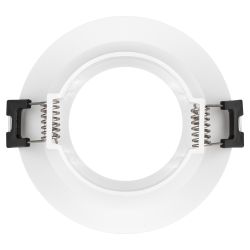 Светильник встраиваемый декоративный ЭРА KL93 WH под лампу MR16 GU5.3 белый пластиковый