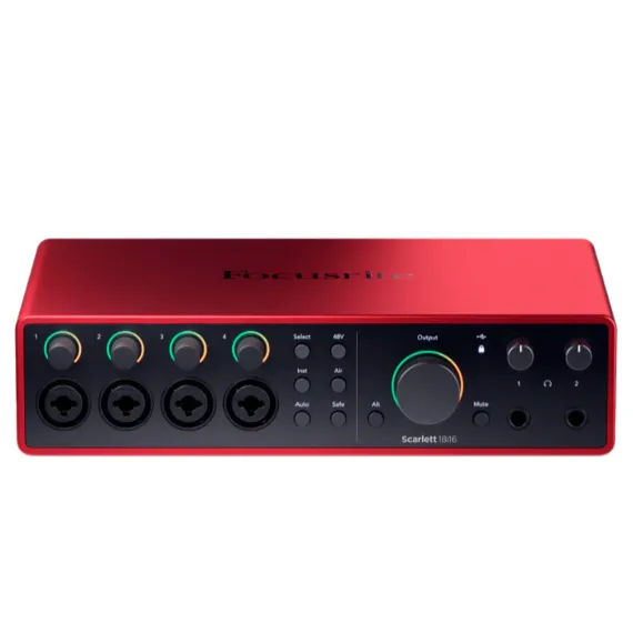 Focusrite Scarlett 18i16 4th Gen Red