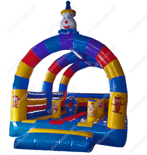 Уличный надувной батут "Клоунада"
