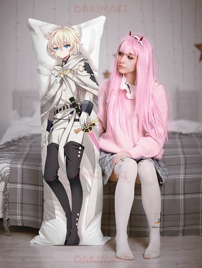 Дакимакура Микаэла и Юичиро арт. 0819