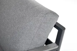 "Париж" модуль диванный левый, двухместный, цвет серый