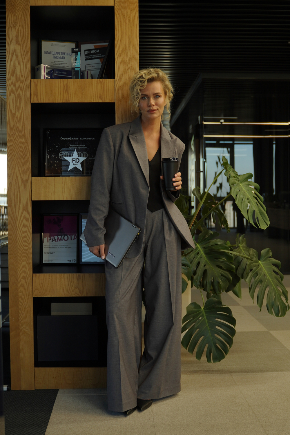 Брюки OFFICE SIREN Gray