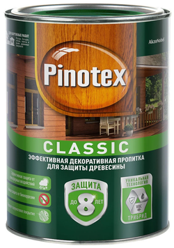 Защитная пропитка Pinotex Classic орегон (1,0л)