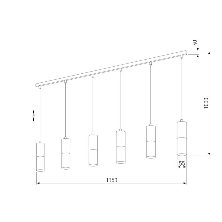 Подвесной светильник TK Lighting 6308 Elit White Wood