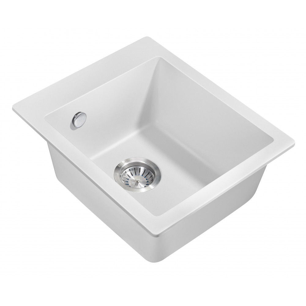 Мойка для кухни MILACIO Murcia 42 Cuarzo MC.77042, белый