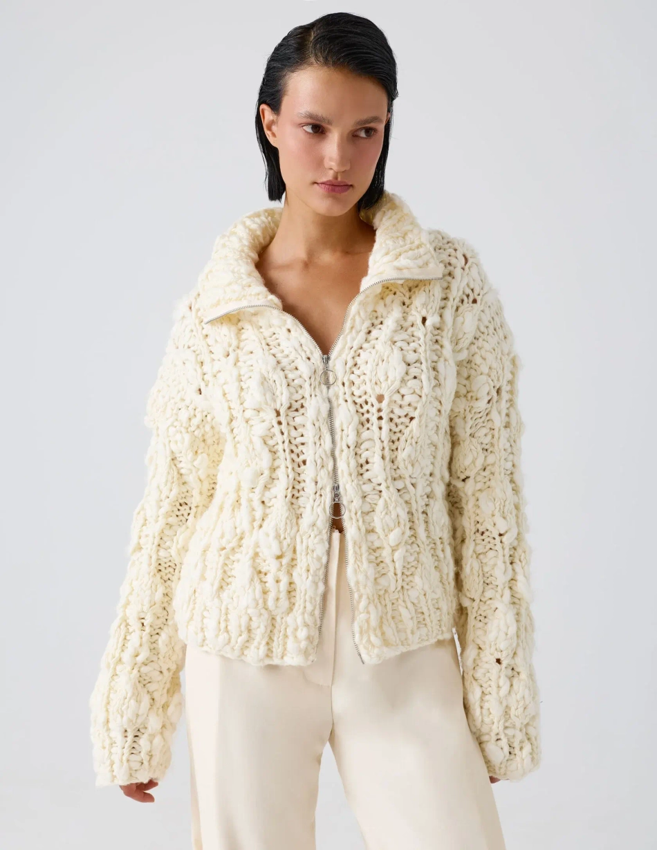 Свитер на молнии "Сахарная Вата"