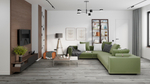 LVT-плитка Damy Floor T7020-5D-LVT Дуб Состаренный Серый