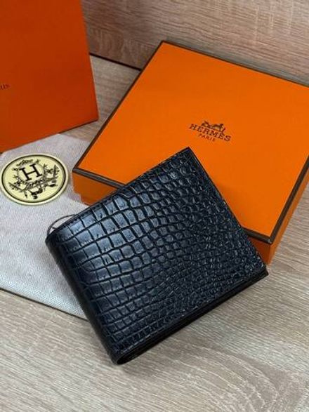 Кошелек Hermes из кожи крокодила