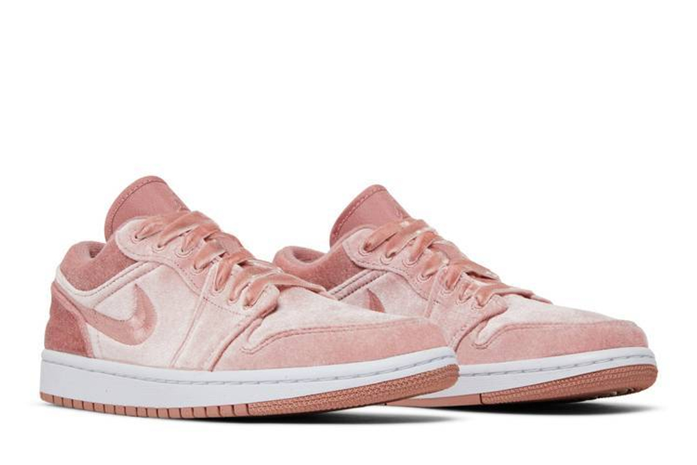 Кроссовки Jordan Air Jordan 1 Low "Pink Velvet" (Женская размерная сетка)