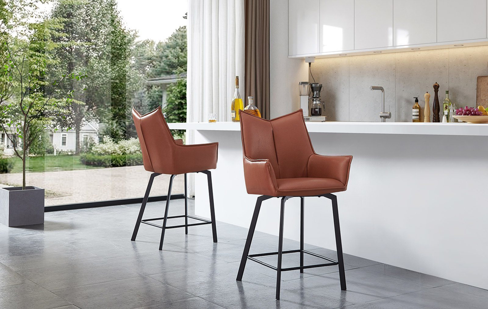 Полубарный стул SOHO коричневый