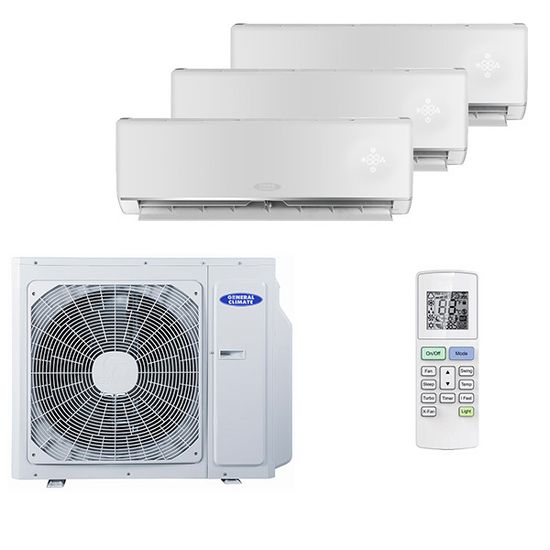 Мультисплит система на 3 комнаты General Climate GC-ME09HR32 x 2 + GC-ME12HR32 / GU-M3E24H32