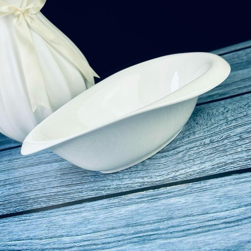 Lenardi 118-060 Овальный салатник 28см BIANCO в под.уп.(х8)Фарфор