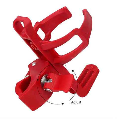 Подстаканник, держатель бутылки КРАСНЫЙ для самокатов колясок велосипедов