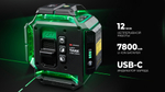 Лазерный уровень ADA LaserTANK 4-360 GREEN Basic Edition