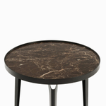 Кофейный столик Gaston диаметр 52 керамика черный