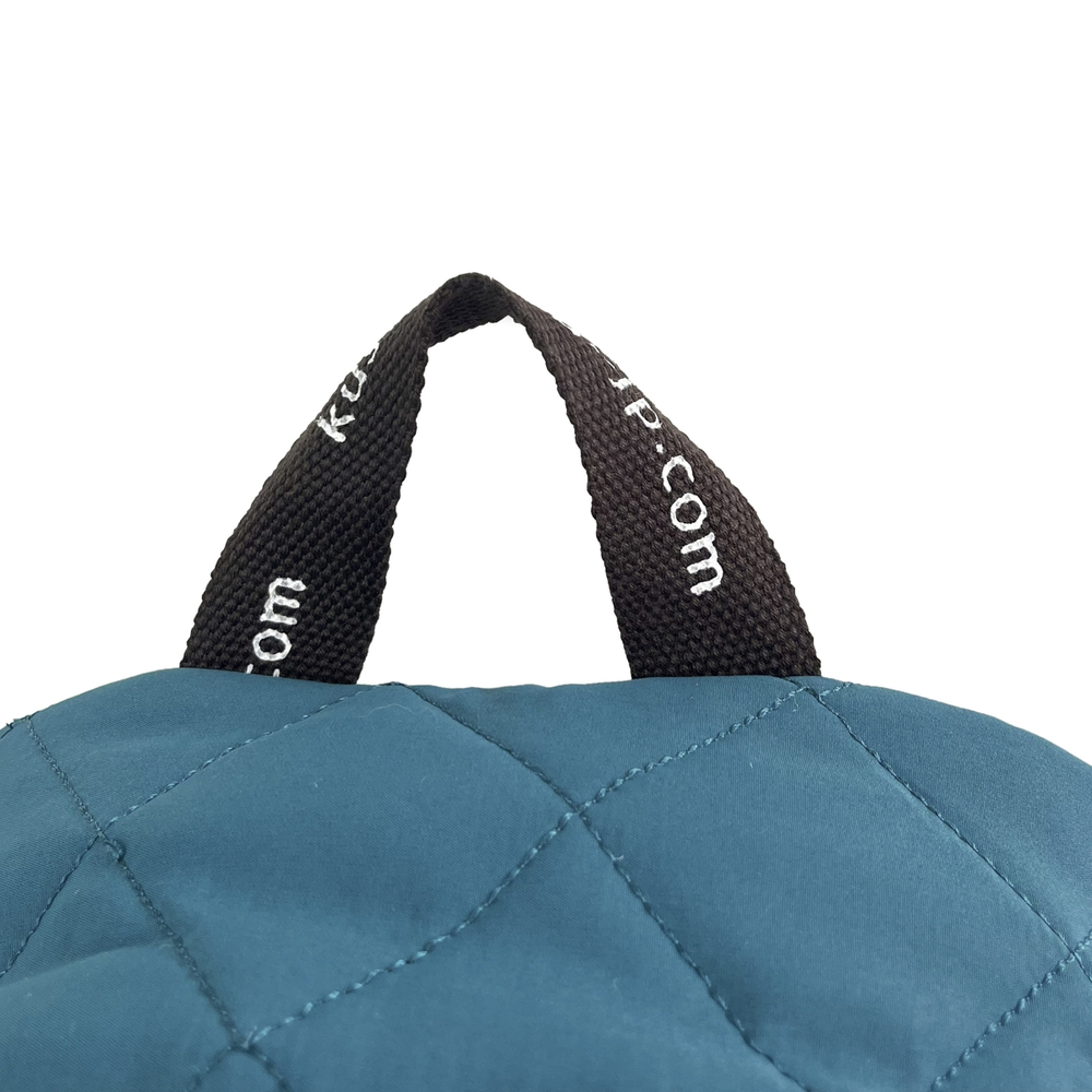 Стеганный рюкзак с кошкой "MATILDASan", синий, 25-8694-3, KUSUGURU