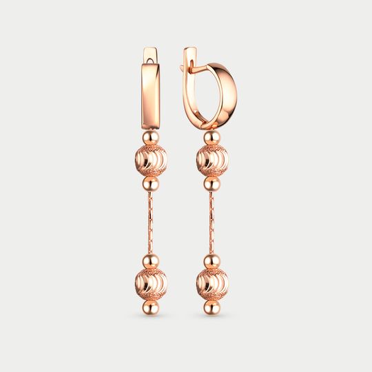 Серьги золотые