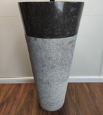 Раковина напольная из мрамора Grey/Black ON-61350 (45*45*90)