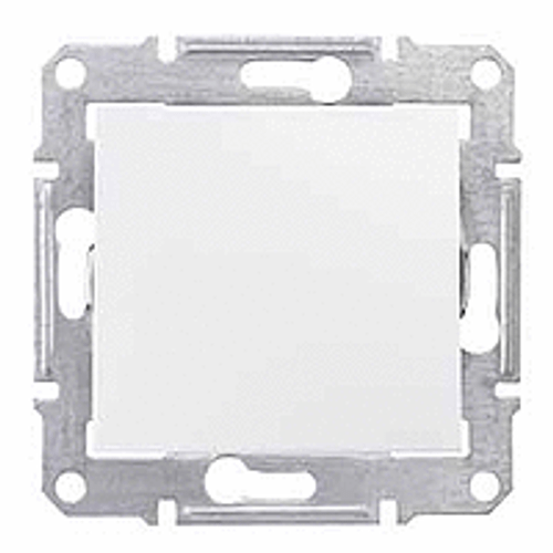 Выключатель 1-клавишный без индикации, с/у, механизм SEDNA белый Schneider Electric