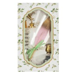 GAEM Набор подарочный: ручка перьевая, 5 наконечников, воск, печать, держатель, чернила, L15,5 W26 H4,5 с