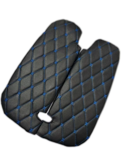 Чехлы на козырьки Лада Гранта, Калина, Датсун(синяя Бабочка)