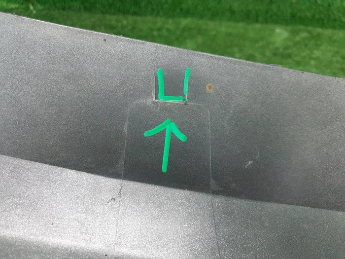 Накладка юбки заднего бампера Kia Rio 4 X (2020-н.в.)