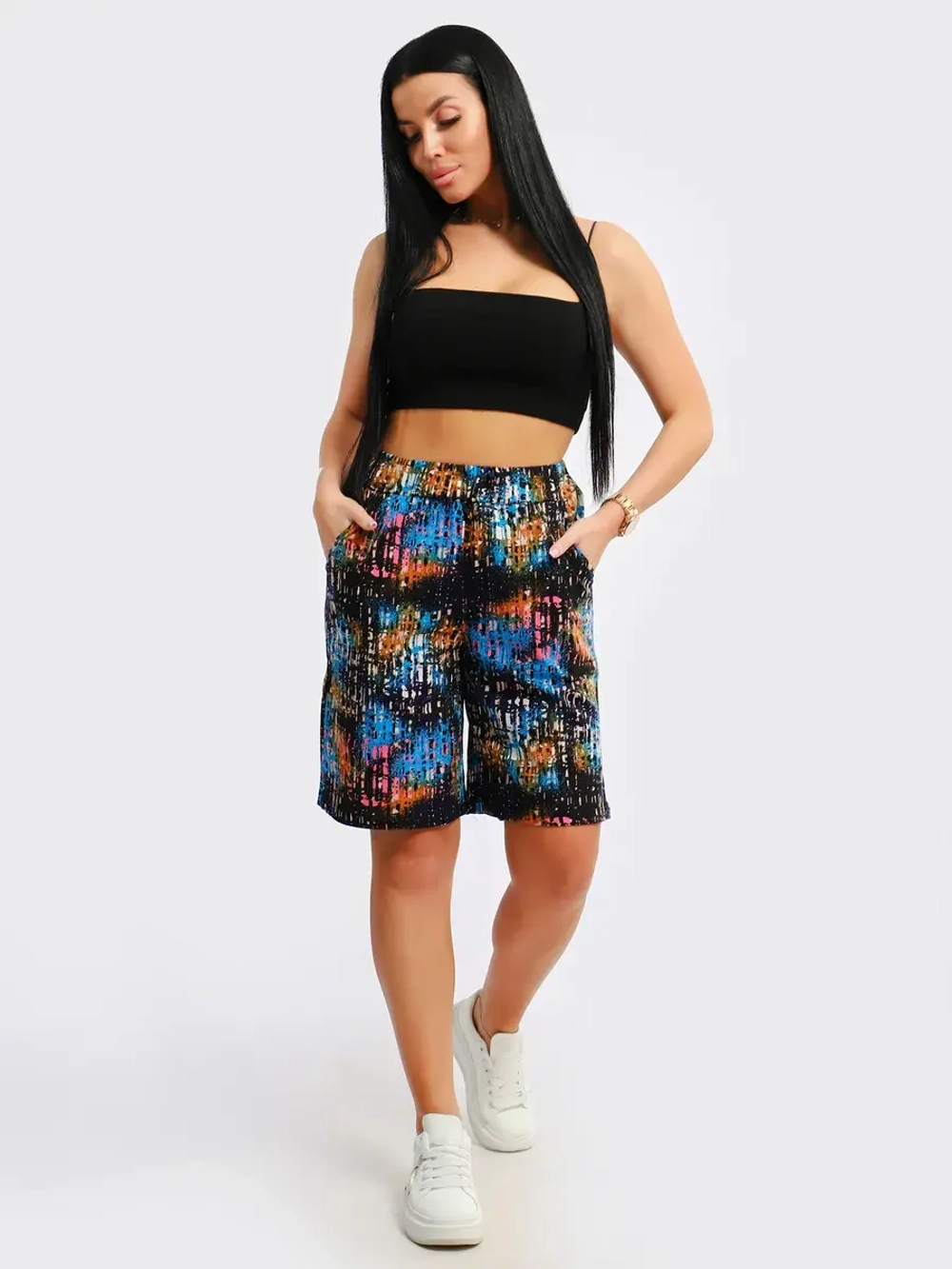 Шорты женские большие размеры