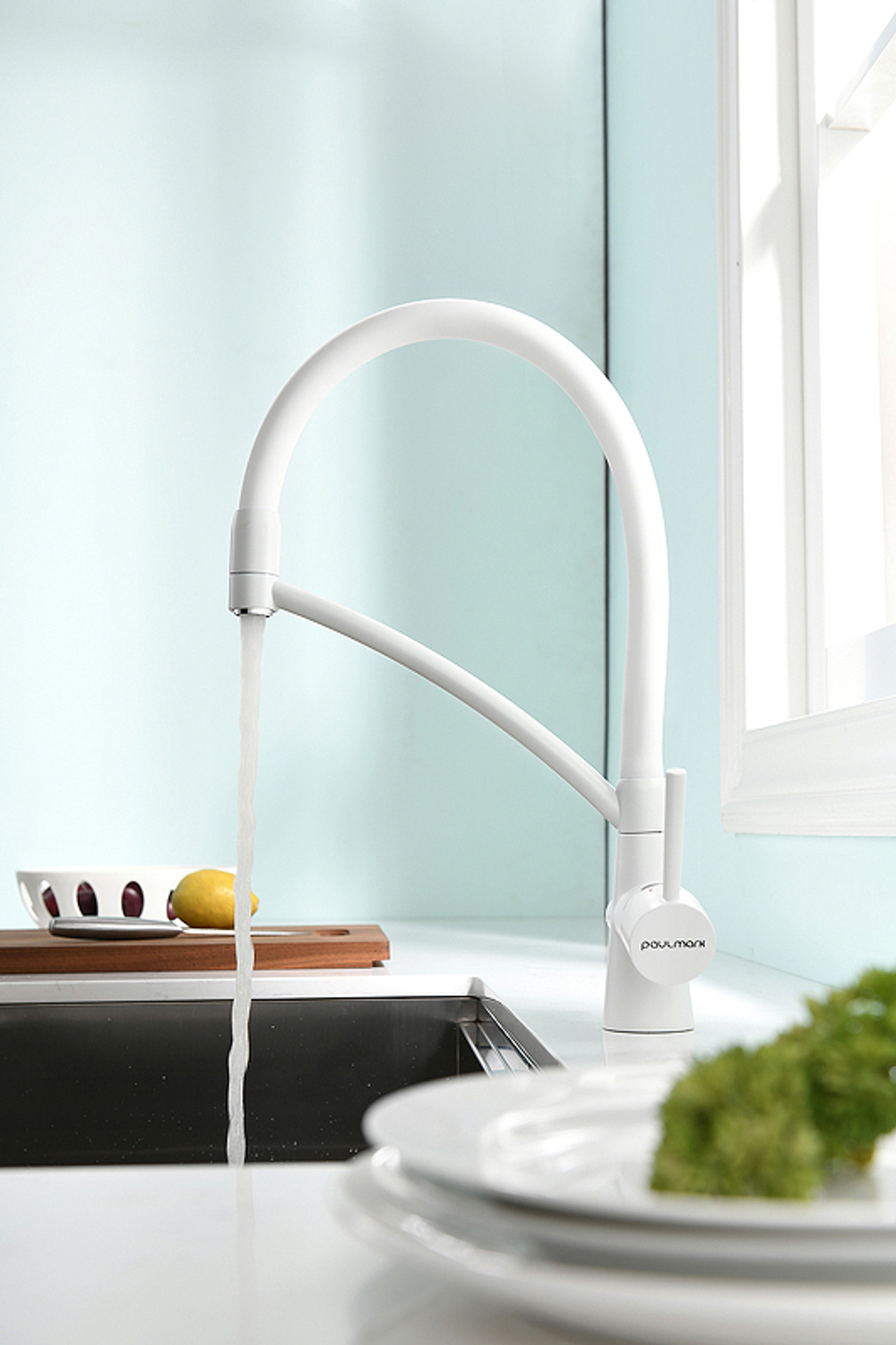 СМЕСИТЕЛЬ SIGEN 213111-431ТW БЕЛЫЙ МАТОВЫЙ