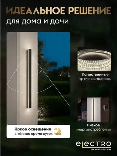 Светильник влагозащитный настенный уличный фасадный