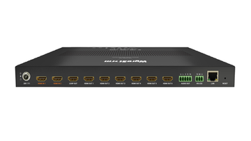 Wyrestorm SW-0206-VW - процессор видеостены 2 входа и 6 выходов. 4К60 4:4:4 HDMI 2.0 входы и выходы. 1 x HDMI loop. Поддержка каскадирования до 6х6, вращение с шагом в 90°. Для 1х3 поворот на 60°.