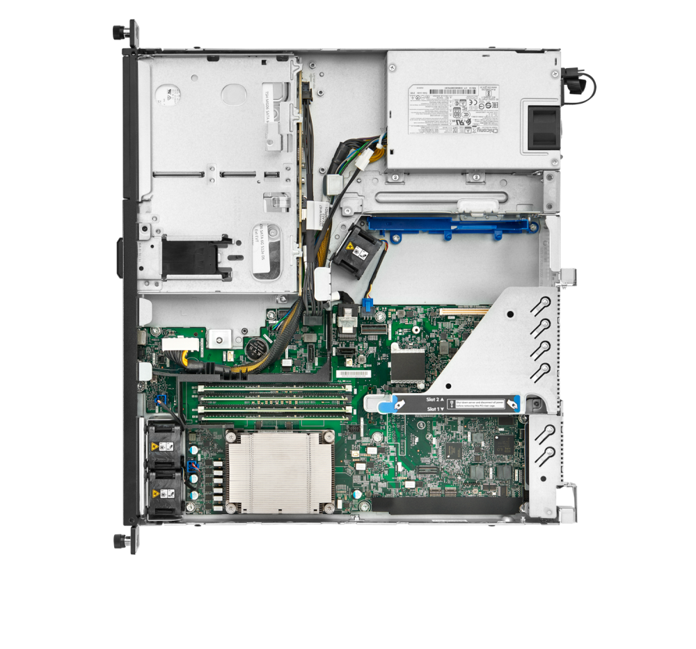 Стоечный сервер - HP Enterprise ProLiant DL20 Gen10 Plus, 1U, 2x 3.5“, 1x Xeon[E-2314] 4 Cores, 16Gb, P44113-B21