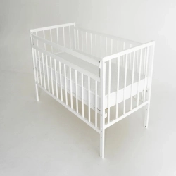 Кроватка детская Промтекс Мини ПЛК белый колесо