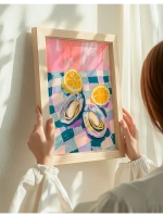 Постер 30х40 интерьерный на кухню без рамки