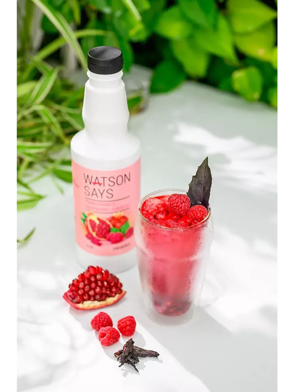 Основа для лимонадов и коктейлей WATSON SAYS Гранат - Малина - Гибискус 1кг