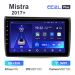 Teyes CC2L Plus 10,2"для Hyundai Mistra 2017+