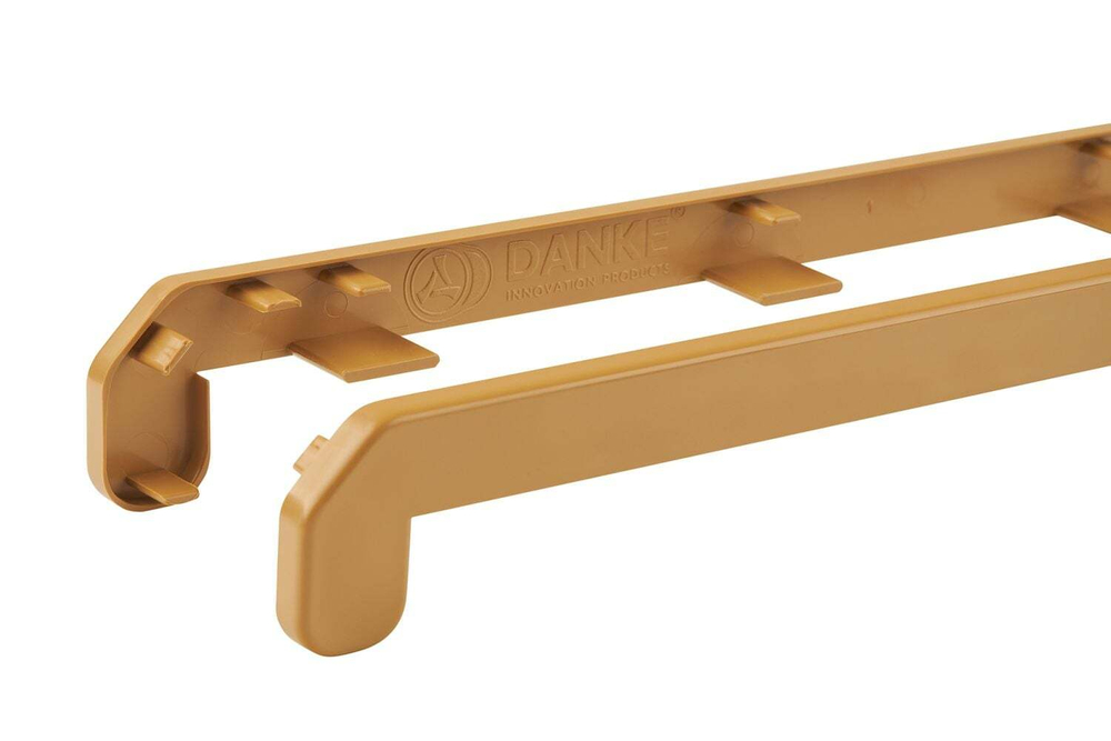 Заглушки торцевые парные 350 мм светлый дуб