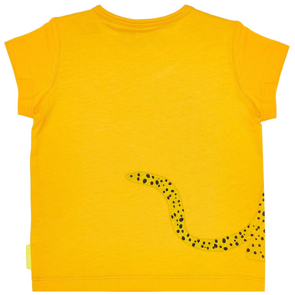 Желтая футболка для мальчика KOGANKIDS