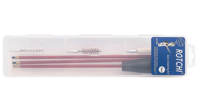 Набор ершей для чистки пистолетов в пенале цилиндр ROTCHI 9мм.