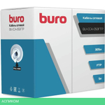 Сетевой кабель Buro BU-CCA-050FTP 305м серый