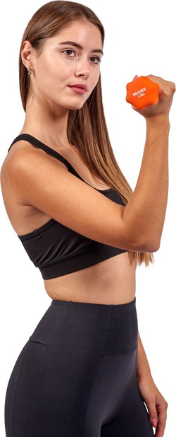 Гантель неопреновая, 1,5 кг, оранжевая